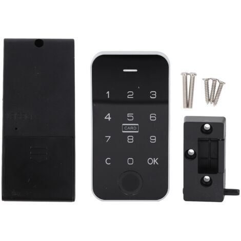 Serrure électronique pour armoire, avec clavier tactile numérique et code d'empreinte digitale, pour placard, armoire ou table de chevet (1/5)