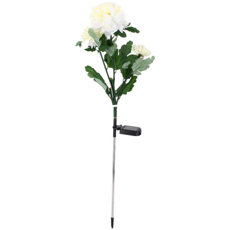 Lampe solaire d'extérieur pour jardin, décoration LED en forme de fleur pour pelouse (1/5)
