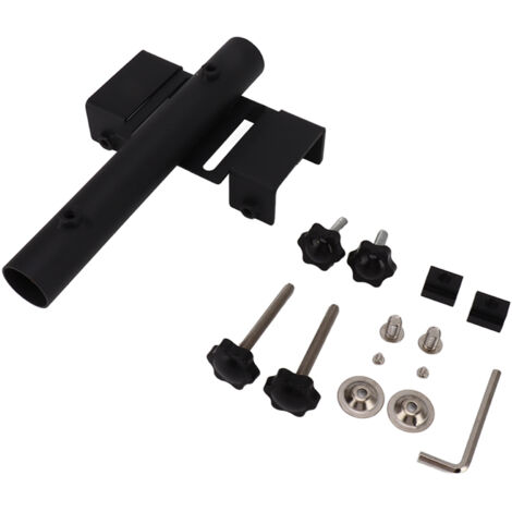 Support de mât de drapeau universel en acier pour camionnette, compatible avec la plupart des camionnettes, noir. (1/5)