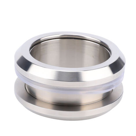 Poignée de porte de placard ronde en acier inoxydable, accessoires pour porte coulissante en verre (1/5)