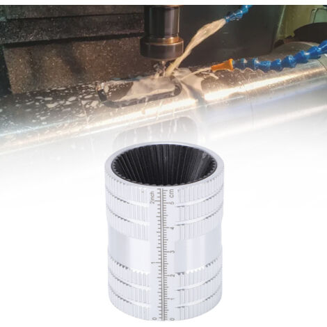 Alésoir intérieur et extérieur pour tubes, 45 arêtes de coupe, outil d'ébavurage et de chanfreinage pour tubes en acier inoxydable, cuivre, aluminium et PVC de 1/4 à 1-3/8 pouce (1/4)