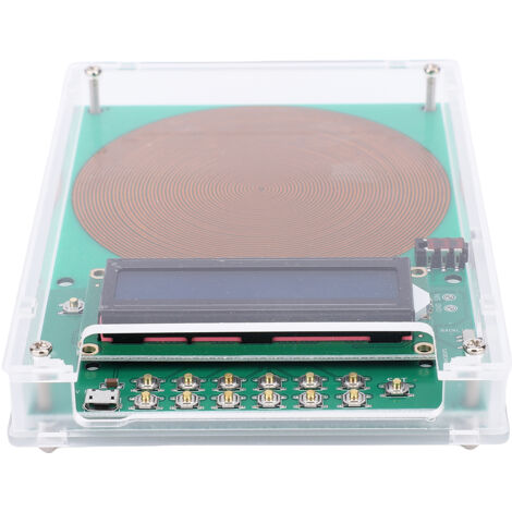 Générateur d'ondes de Schumann 7,83 Hz, générateur d'impulsions ultra-basse fréquence, résonateur, amplificateur d'ondes de Schumann (fréquence naturelle), interface USB, boîtier acrylique, plage de f (1/5)