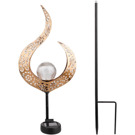 Lampe solaire décorative étanche IP64 pour extérieur, pour allée, terrasse, pelouse (1/5)