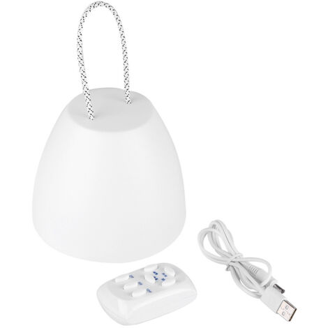 Lampe suspendue LED portable USB Veilleuse programmable avec télécommande Décoration d'éclairage Jaune (1/5)