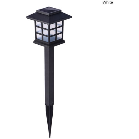 2 lampes solaires LED, lanternes, jardin, arrière-cour, décor extérieur, blanc (1/5)