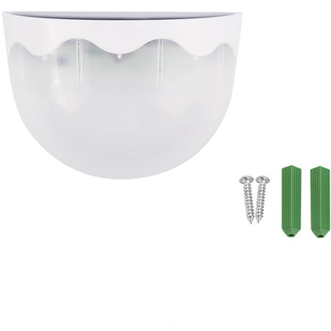 Lampe murale solaire à 6 LED pour extérieur, allée de jardin, clôture, cour, blanc chaud (1/5)