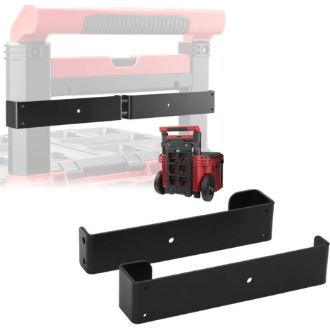 Support de plaque de montage compact pour boîte à outils roulante, permettant d'avoir les outils à portée de main. Compatible avec la barre latérale métallique de la boîte à outils Packout 4822-8426.