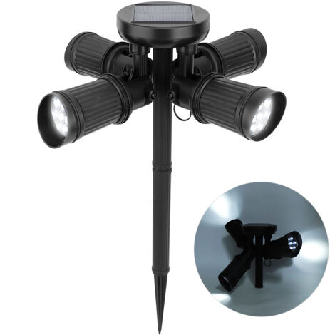 Lumières solaires étanches pour pelouse Projecteurs LED Éclairage paysager pour jardins extérieurs (1/5)