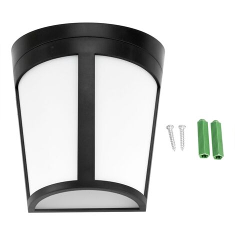 Lampe solaire murale pour extérieur, allée de jardin, clôture, cour, lumière blanche chaude (1/5)