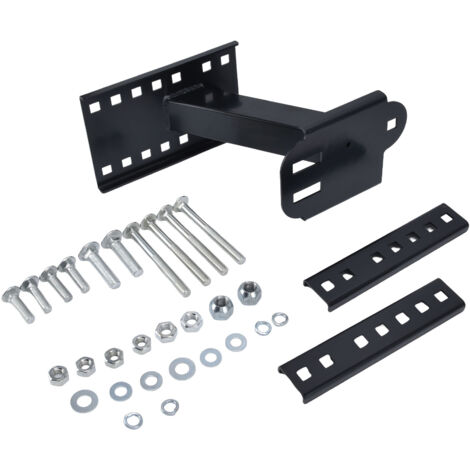 Support de roue de secours en acier, élégant et facile à installer, pour remorques 6x3,5 pouces.