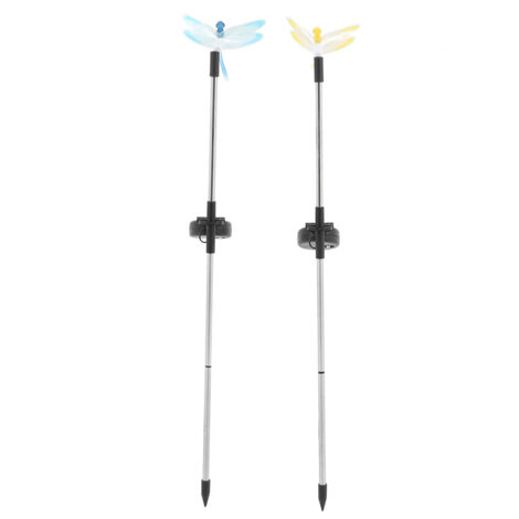Lampe décorative LED solaire d'extérieur à couleur changeante pour jardin, pelouse, cour, cour intérieure (1/5)