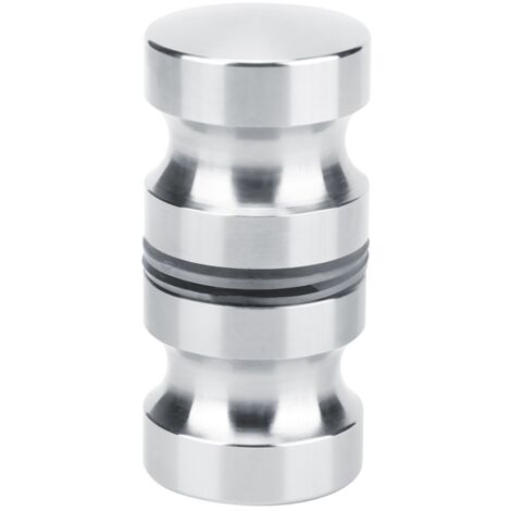 Poignée de porte coulissante monobloc en acier inoxydable pour salle de bain - Accessoires pour porte en verre (1/5)