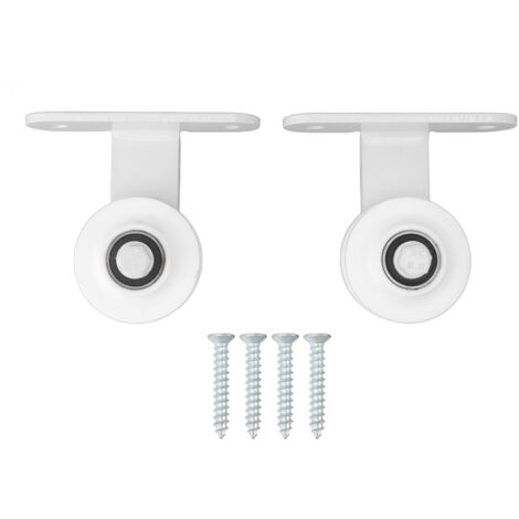 Lot de 2 poulies de levage robustes, silencieuses et à glissement fluide, pour équipements de gym et de portail (1/5)