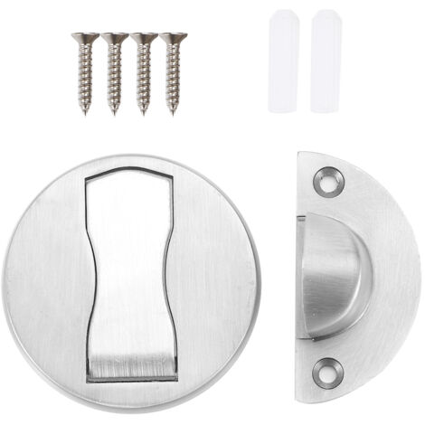 Butée de porte magnétique en acier inoxydable 304 pour usage domestique - Accessoires de butée de porte - Argenté (1/5)