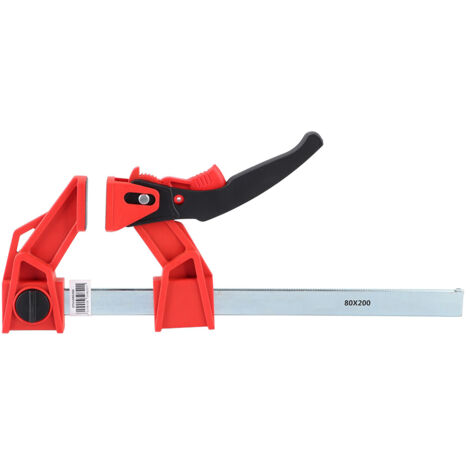 Pince à cliquet robuste en F pour le travail du bois, avec barre de fixation réglable, accessoire pour menuisier (1/5)