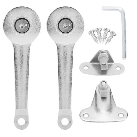 Lot de 2 charnières à ressort pivotantes résistantes pour porte de placard, penderie ou armoire