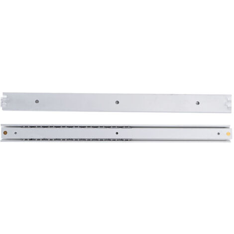 2 pièces Mini glissières de tiroir en alliage d'aluminium pour meubles et armoires (200 mm) (1/5)