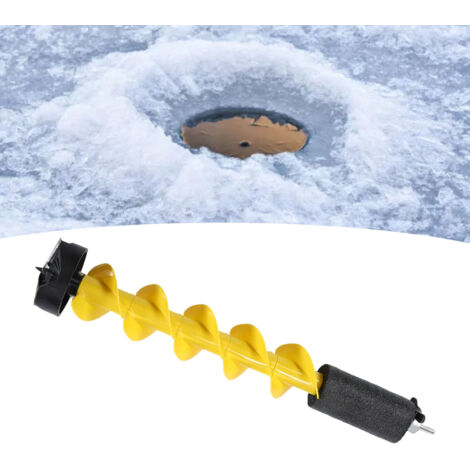 Foret à glace en nylon léger de 5 pouces de diamètre avec flotteur pour eaux profondes (1/5)