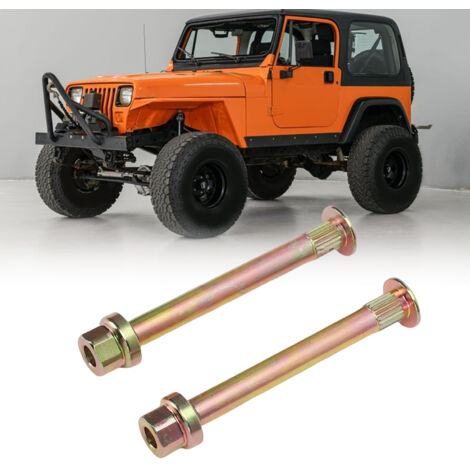 2 jeux de bagues de charnière de porte avant 38447 en acier galvanisé, remplacement pour Wrangler 1994-2006 (1/4)
