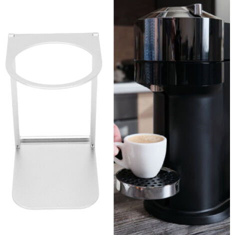 Support pliable et portable pour machine à café, en alliage d'aluminium, idéal pour le bureau, la maison et le camping.