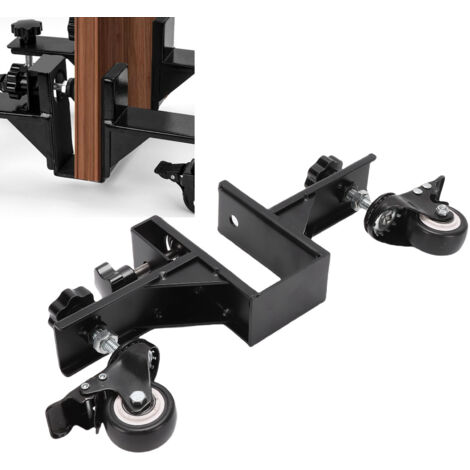 Chariot de porte réglable, outil de levage pour portes de 2,5 à 6 cm (1 à 2-3/8 pouces), en acier, gain de temps (1/3)