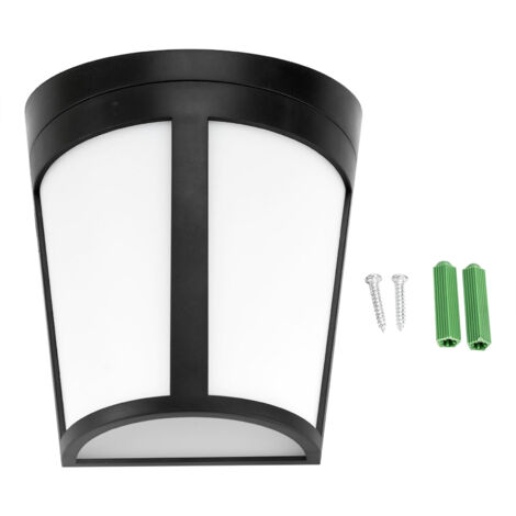 Lampe murale solaire pour extérieur, jardin, clôture, cour, blanc chaud