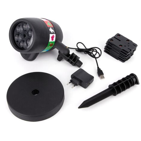 Lampe laser pour jardin extérieur, projecteur LED de Noël, lumières de diapositives pour aménagement paysager (1/5)