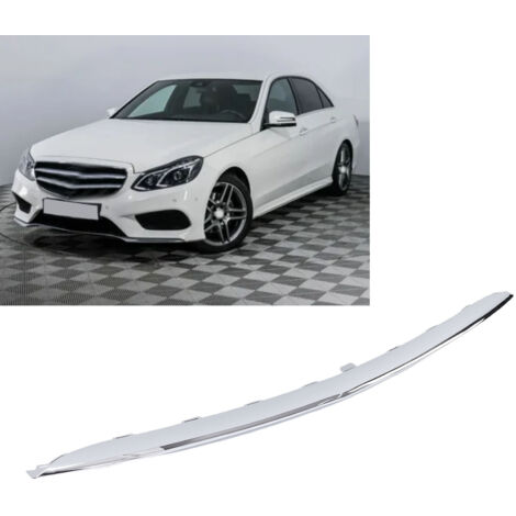 Garniture de pare-chocs avant 2138857000, moulure de pare-chocs avant de remplacement pour Mercedes-Benz Classe ZE W213 (2017-2018) (1/4)