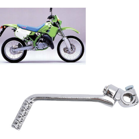 Levier de kick de 16 mm en fer pour moto, remplacement de pédale pour KE KLX KX KDX KZ 125 175 200, argent