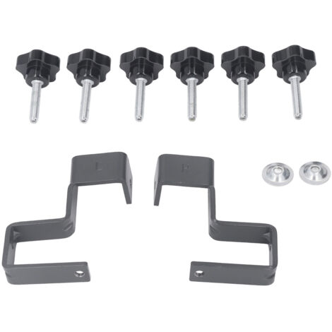 Clips de fixation pour tiroirs - Pinces de fixation universelles en acier pour façades de tiroirs, destinées au travail du bois (1/5)