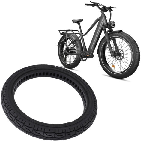 Pneu 16x2,125 en caoutchouc increvable et anti-crevaison, 16 pouces, pour trottinettes et vélos électriques. (1/4)