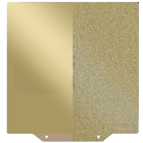 Plateau d'impression en PEI texturé brillant double face, compatible avec l'imprimante 3D Qidi Plus 4, 310 x 310 mm. (1/5)