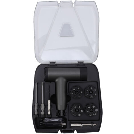 Kit de tournevis électrique rechargeable, tournevis sans fil 3,6 V, port USB-C, 3 réglages de couple, batterie 1500 mAh, lampe LED pour réparations de meubles et d'installations électriques. (1/5)