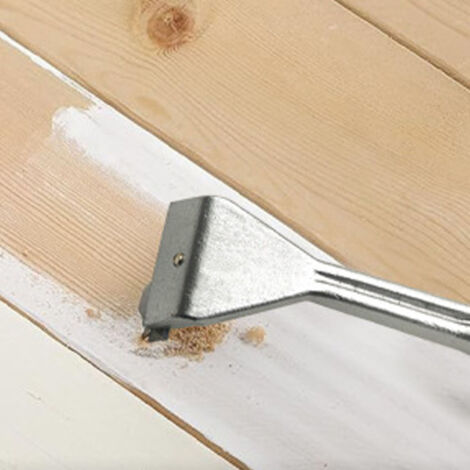 Grattoir en carbure ergonomique de 6,35 cm (2 1/2 po) pour décaper la peinture, le vernis, la colle, le mastic et les rayures.
