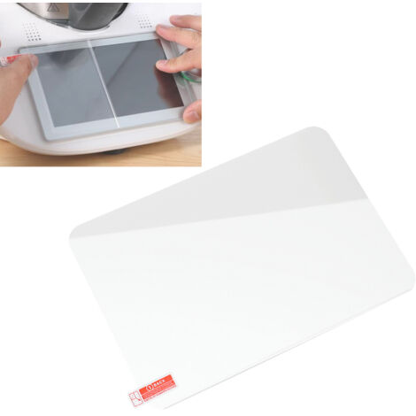 Protection d'écran compatible avec le robot culinaire Thermomix TM7 : verre trempé anti-rayures. Film protecteur pour écran. (1/4)