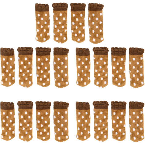 Lot de 20 protège-pieds de meubles silencieux, tapis de protection pour sols, protège-pieds de chaises et de tables, type jacquard 1 (1/5)