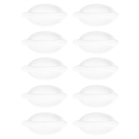 Lot de 10 poignées de porte autocollantes simples pour tiroirs, idéales pour la maison, le bureau, les armoires, les fenêtres et les petits meubles. (1/5)