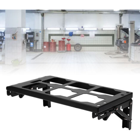 Support de remplacement pliable pour rangement latéral de boîte à outils Milwaukee, compatible avec les rails, sans perçage, gain de place, fixation murale ou au sol. (1/4)