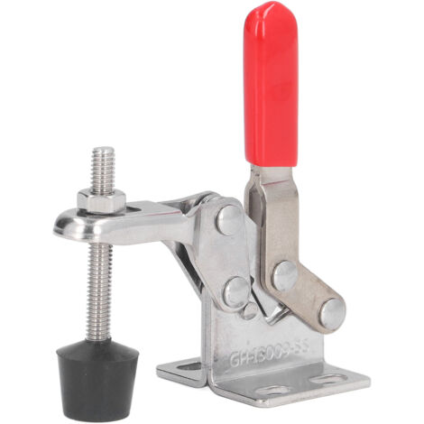 Lot de 2 pinces à genouillère à dégagement rapide en acier inoxydable 304, 30 kg, antirouille, robustes, pour la décoration intérieure et le soudage. (1/5)