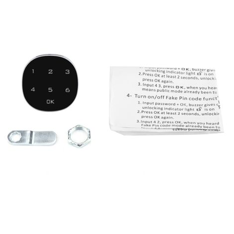 Coffre-fort numérique en alliage de zinc à combinaison de code avec serrure à came et à mot de passe pratique (1/5)