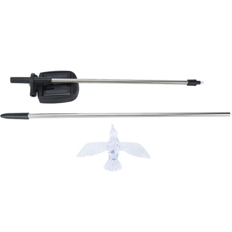 Lampe solaire pour extérieur, décoration lumineuse LED en forme d'oiseau pour pelouse (1/5)
