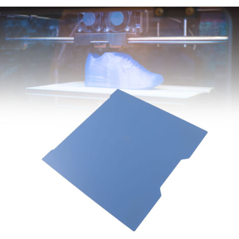 Plateau d'impression flexible compatible avec l'imprimante 3D Bambu Lab H2D, impression à froid à basse température, plateau d'impression double face 355 x 345 mm, bleu (1/4)