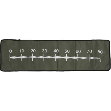Tapis de Mesure Pêche Décrocheur 30x98cm Polyester Vert Portable (1/5)