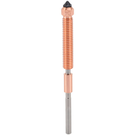Buse intégrée dur M6 pour imprimante 3D Cr-Zr Cuivre K2 K2 Pro K2 PLUS HI 0.4mm 1.75mm 76mm compatible multi-matériaux 350℃ (1/4)