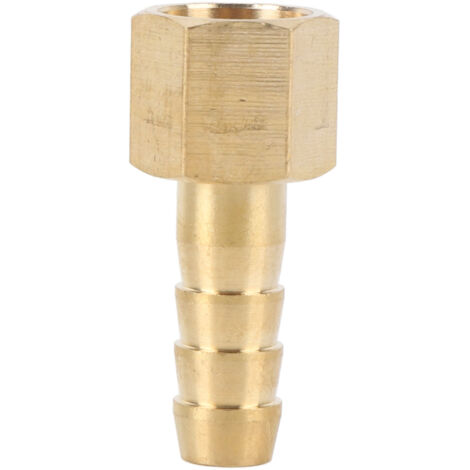 Adaptateur pour Régulateur de Plongée Scuba - Connexion en Cuivre Épais - Longueur 3.5cm - Barb Fitting pour Tuyau (1/4)