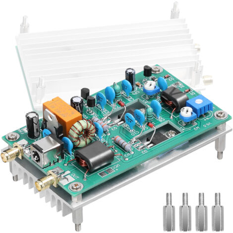 Platine Amplificateur Puissance HF Finie, 30W 3-28MHz, Amplificateur Linéaire CW SSB pour Communication Radio à Distance (1/4)