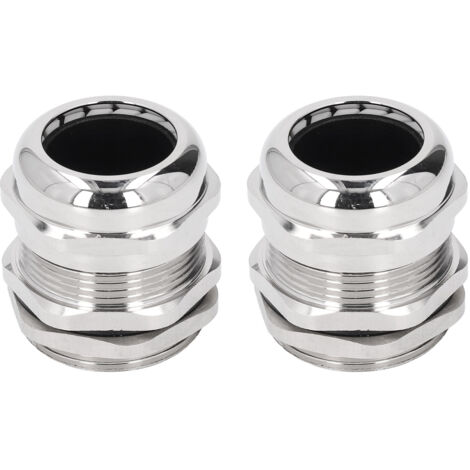 Passage de Câble M32 IP68 Antistress en Bronze Nickelé - 2 Pièces pour Électricité et Lumière (1/5)