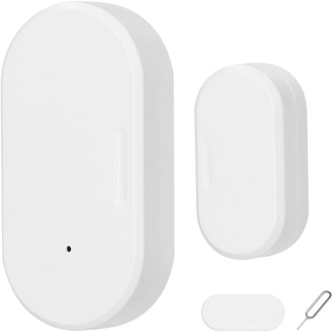 Détecteur de Porte et Fenêtre ZigBee Intelligent - Support Home Device Intelligence Linkage APP Notifications (Open/Closed) - ZigBee Hub Required for Home Alarm System (1/5)