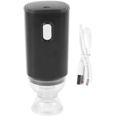 Pompe à vide pour sachets de conservation portative rechargeable et compacte ABS modèle 5V noir 90W (1/5)