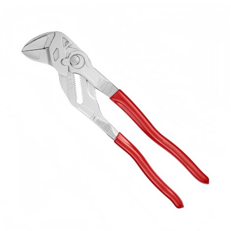 Clé à molette chromée de type pince, longueur totale : 183 mm, ouverture maximale : 40 mm (1/4)